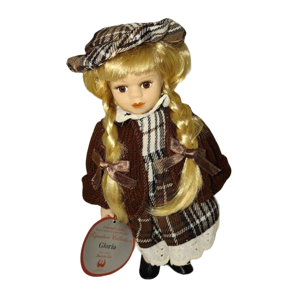 Handmade Signature Collection Petite Porcelain Doll Gloria by Barbara Lee